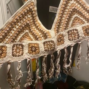 Earth bound crotchet top size XL